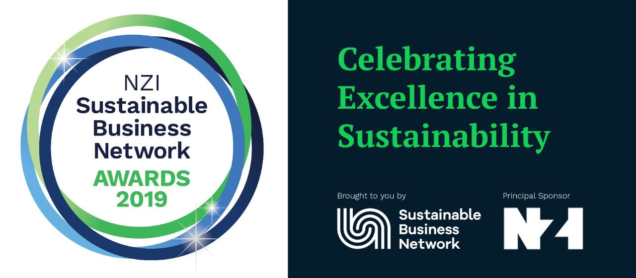 NZI Sustainable Business Network Awards 2019 banner